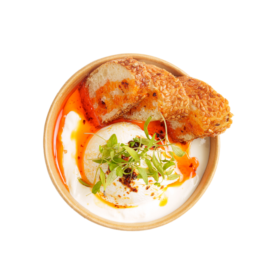 En Route Cilbir (Turkish Eggs)