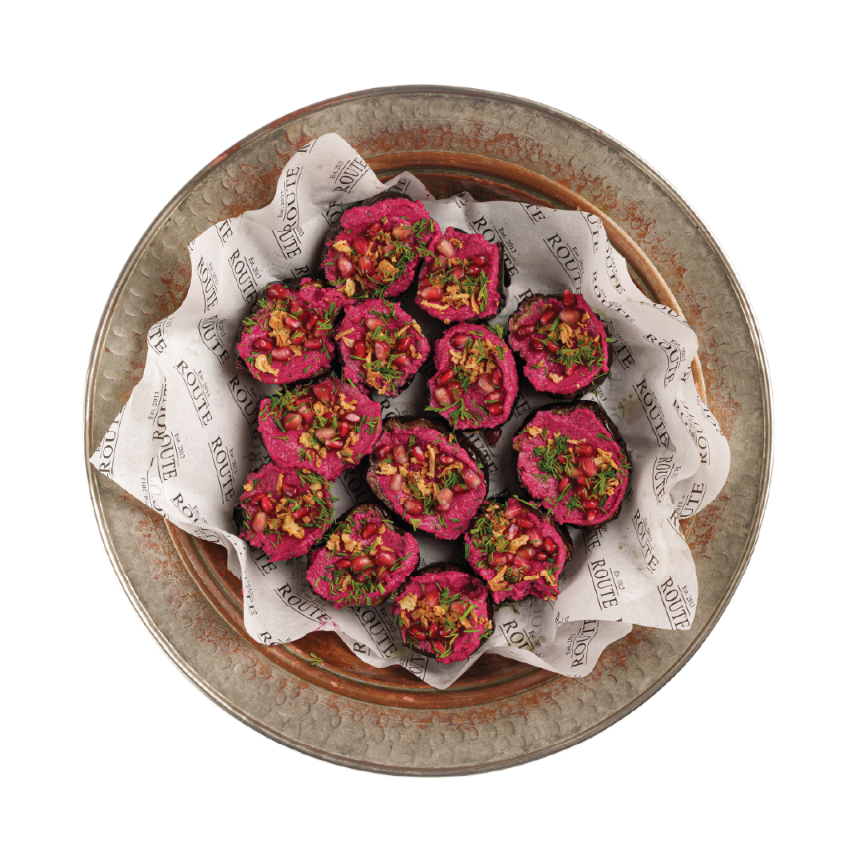 Route Salad: Aubergine
