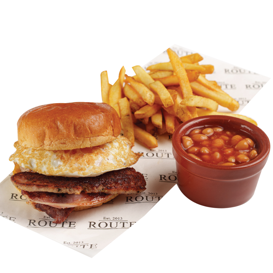 Breakfast Brioche: Egg, Bacon & Cheese