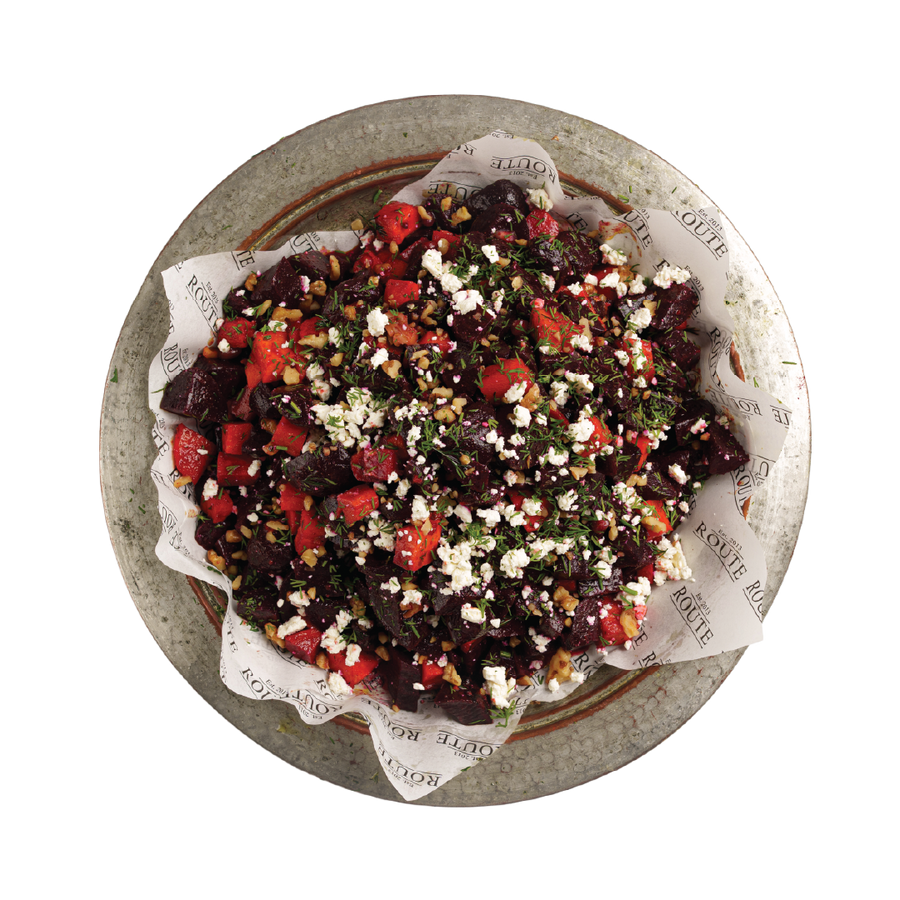 Route Salad: Beetroute & Sweet Potato