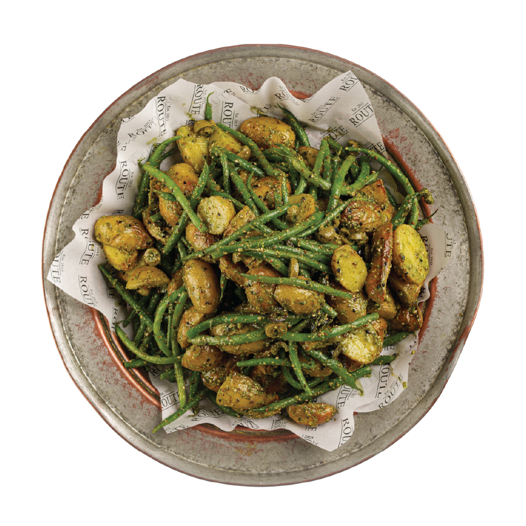 Route Salad: Green Beans & Baby Potato